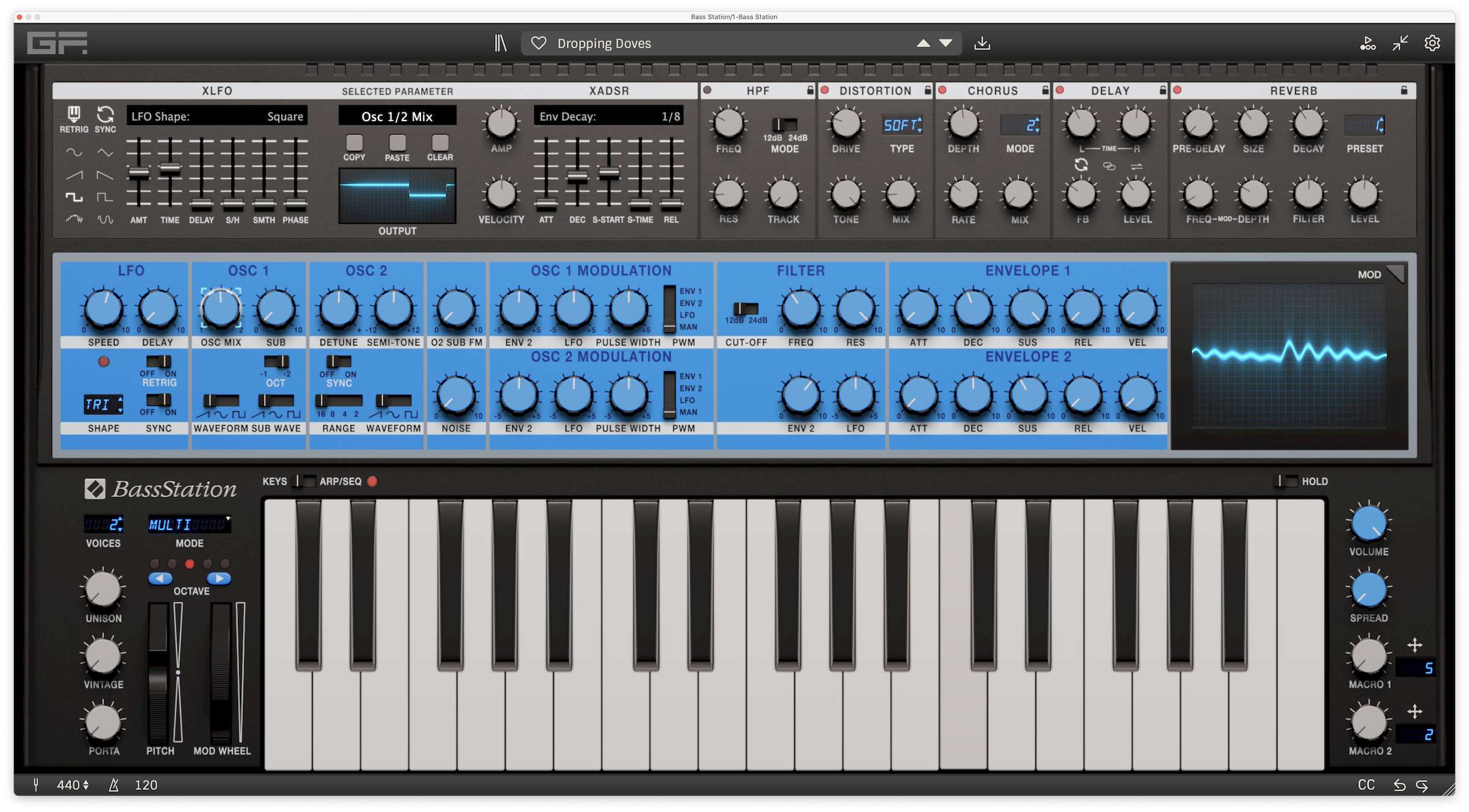 GForce Novation Bass Station